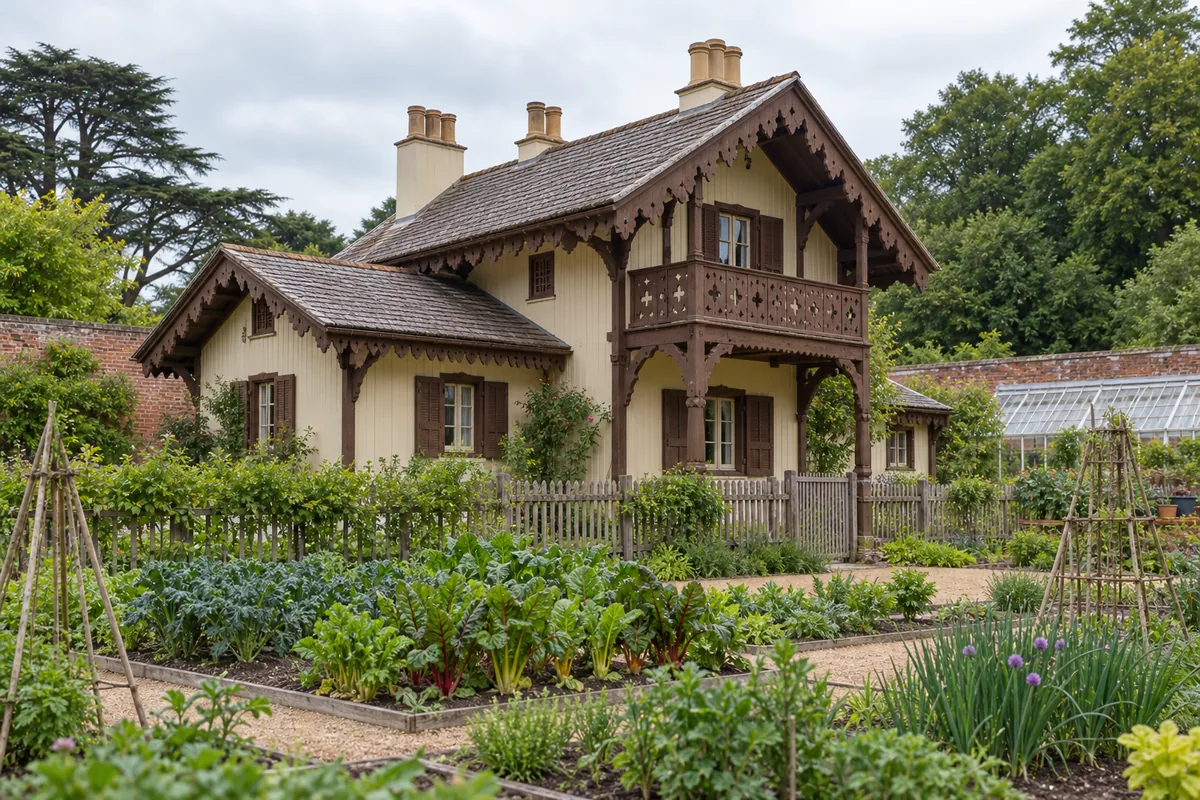 Swiss Cottage Osborne Housen kartanoalueella